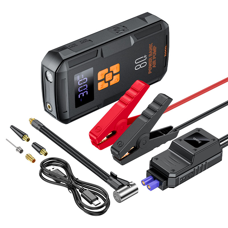 Hoco QS2 Jump Starter With Air Pump 8000mAh - Saif Al Najmi Kw